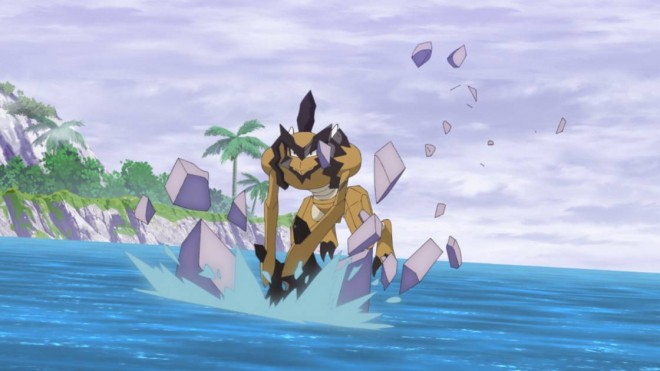 Scene from the anime Pokémon Horizons episode 84